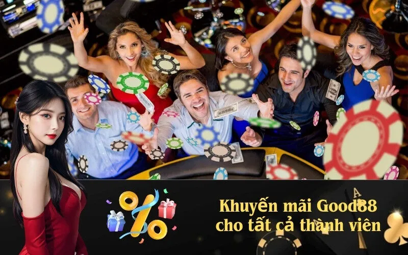 Khuyến mãi Good88 cho tất cả thành viên