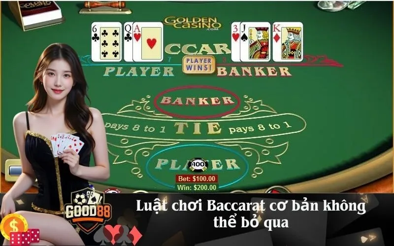 good88 Luật chơi Baccarat cơ bản không thể bỏ qua