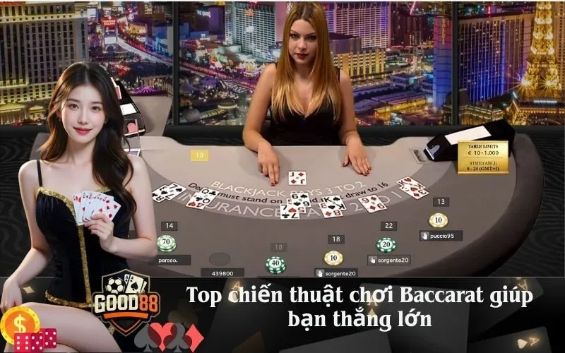 good88 Top chiến thuật chơi Baccarat giúp bạn thắng lớn